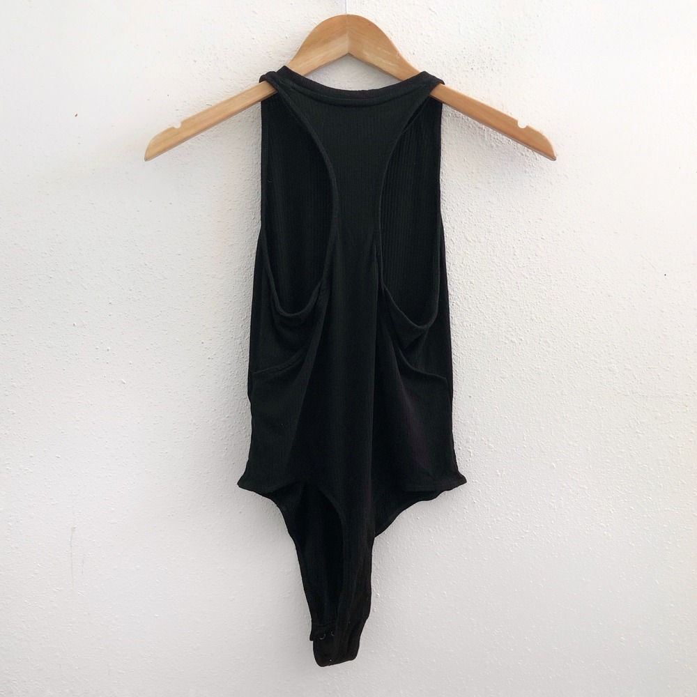 BANANA REPUBLIC Ribbed Sleeveless Bodysuit Size XS - Picture 2 of 8